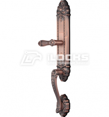Замок по отпечатку пальца на входную дверь F6160 Red Copper